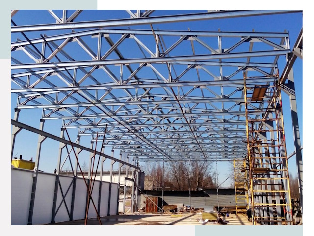 Строительство цехов в Великий Новгород от 614 руб. под ключ