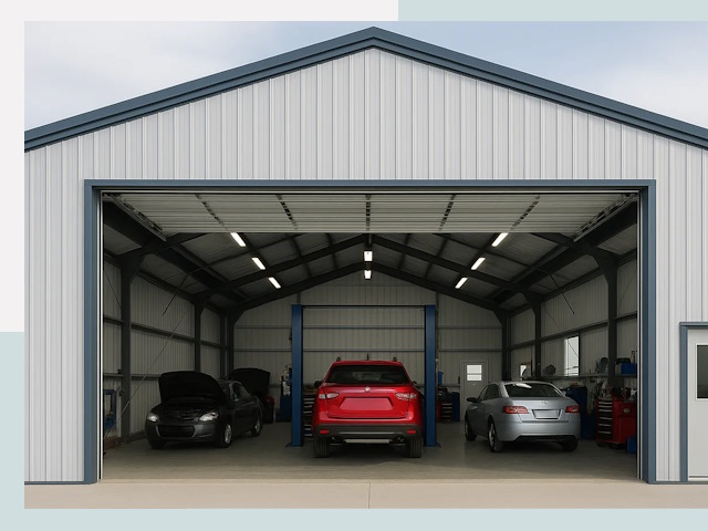 Ангары из сэндвич панелей от 614 руб. в Великий Новгород