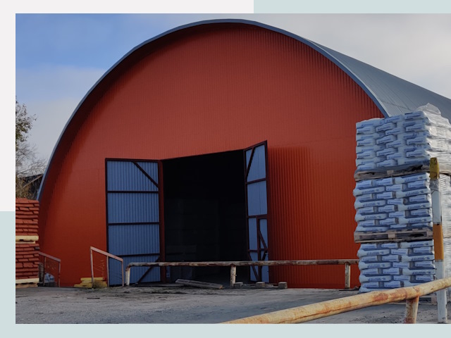 Полукруглые ангары по цене от 614 руб. в Великий Новгород