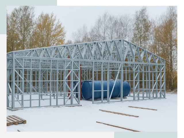 Металлические ангары в Великом Новгороде