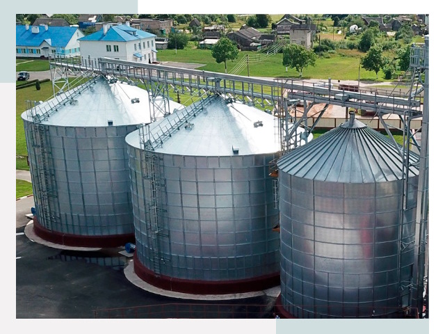 Металлические силосы в Великом Новгороде