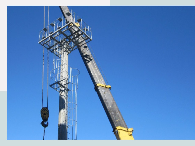 Монтаж осветительных мачт в Великий Новгород от 614 руб.