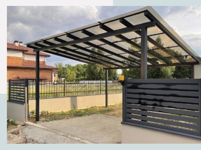 Металлические навесы в Великий Новгород от 614 руб. за м²