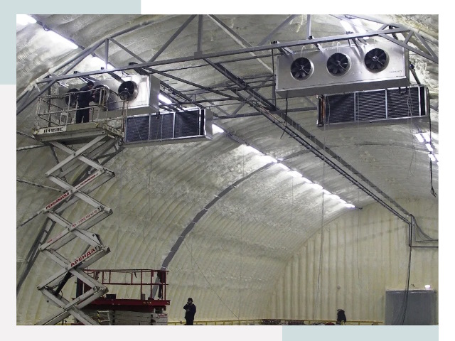 Оснащение ангаров в Великом Новгороде