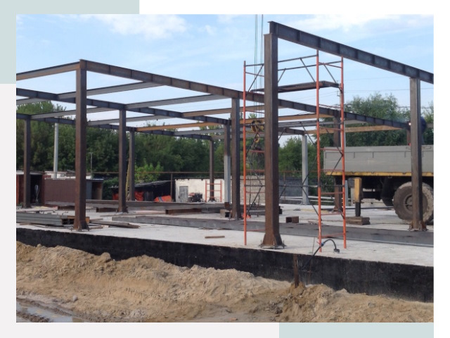 Фундамент для ангаров в Великом Новгороде