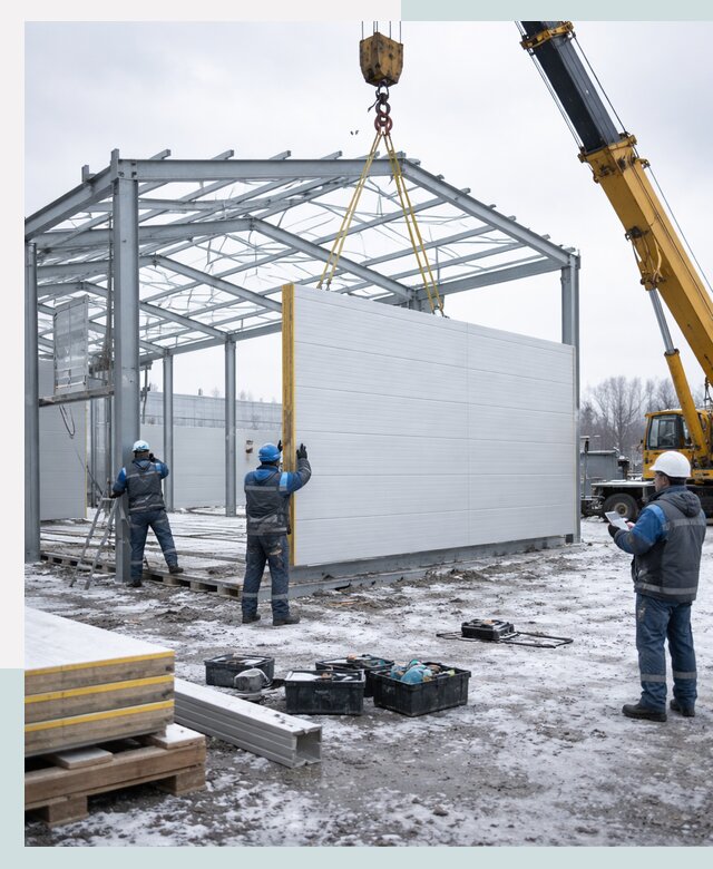 Строительство холодильных складов под ключ в Великом Новгороде