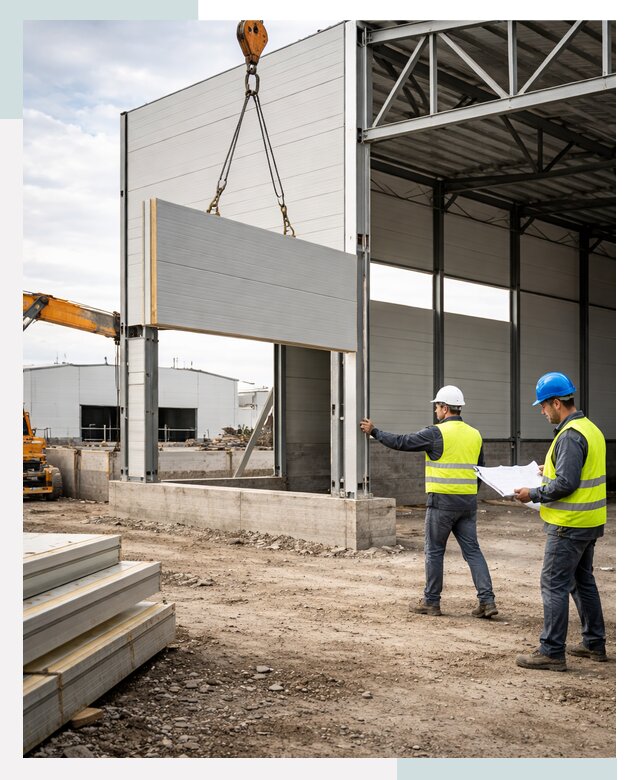 Склад из сэндвич панелей под ключ в Великом Новгороде от 9719 р. | СтальСтрой-Влк