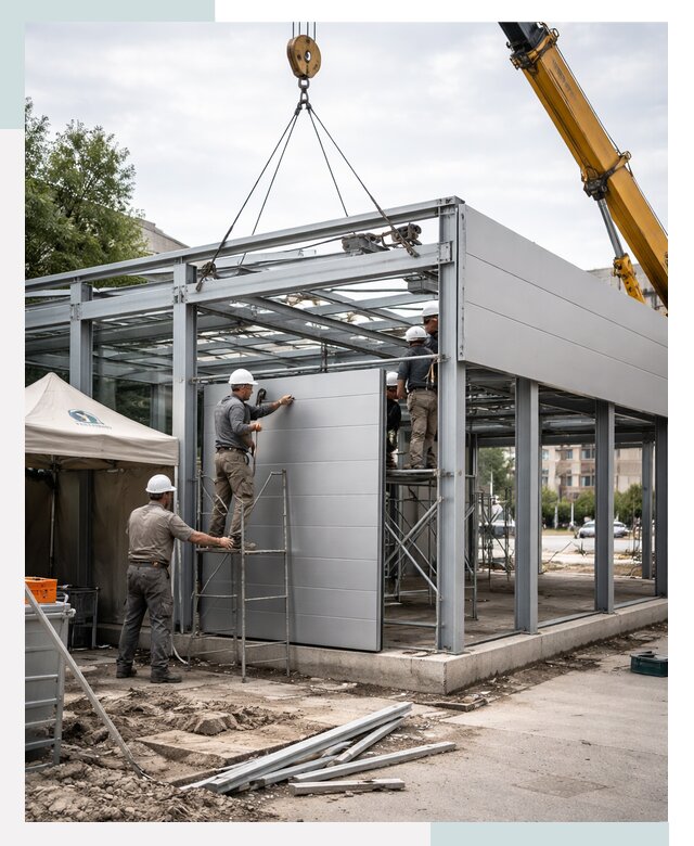 СтальСтрой-Влк: торговый павильон под ключ в Великом Новгороде от 35805 р.