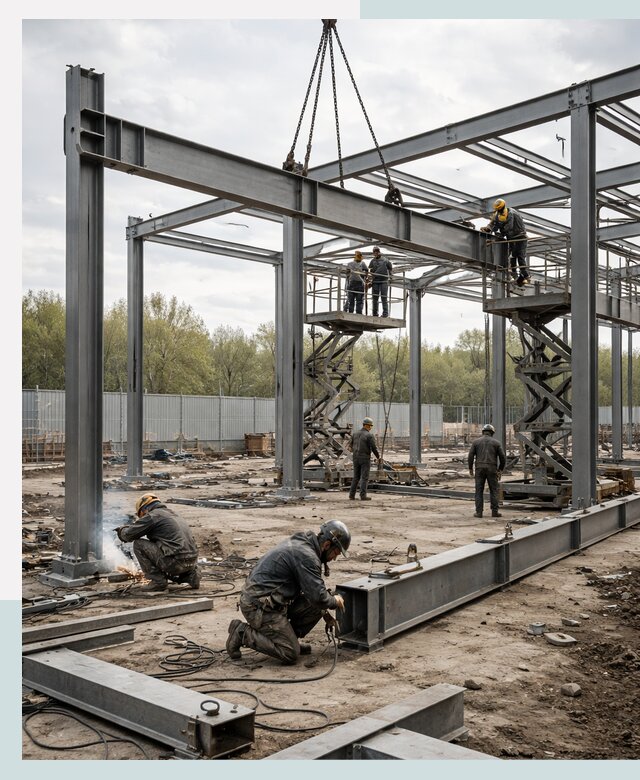 Строительство выставочных павильонов из металлоконструкций в Великом Новгороде