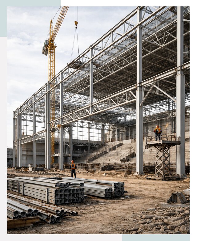 Строительство спортивных комплексов в Великом Новгороде от 30690 р. | СтальСтрой-Влк